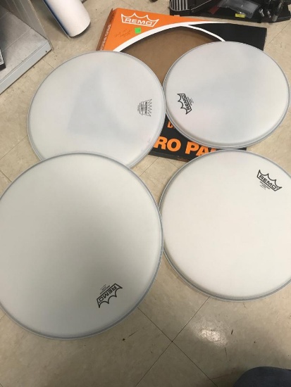 Set of Remo Drumheads