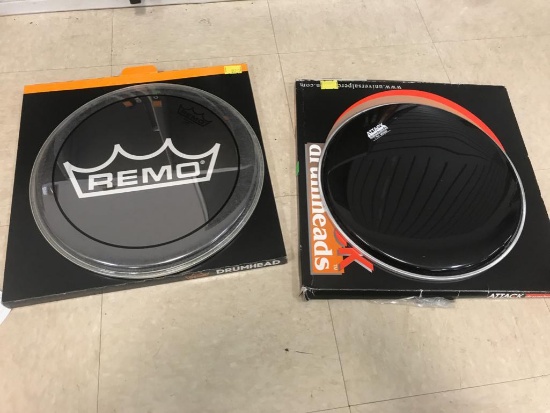 12 and 13 Remo Drumheads