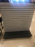 Slatwall Floor Display, slat wall on both sides, approx 4 feet tall