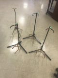 Lot of 4 guitar stands