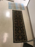 1 runner and 1 entry way rug, runner is 5 foot long