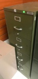 4 drawer metal filing cabinet, vintage