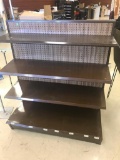 One Sided Gondola Set of shelving, 54 inches tall, 48 inches wide
