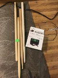 4 misc drumsticks and a Alvarez CT-50 Headstock Tuner