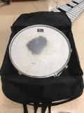 CB Drums Snare Drum with stand and case, USED