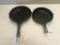 2- 9 inch cast iron skillets