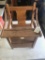 Small Vintage Wooden Play Highchair