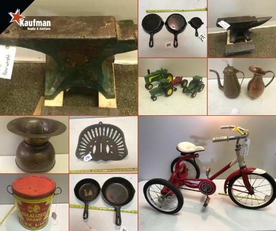 Antique, Collectibles, & Blacksmithing Auction