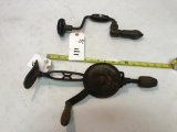 Vintage Breast Drill(chuck needs repair) and a 2 jaw brace