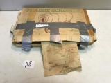 Prairie Schooner Wooden Wagon Model kit with original box