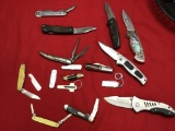 Various knives, most foreign made, some need repairs