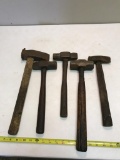 Lot of Blacksmith hammers, most need new handles