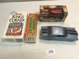 2 Model cars, and 2 game sets