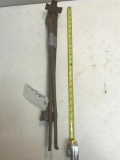 2 sets of 22 inch blacksmith tongs
