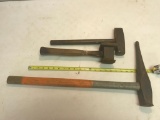 Lot of 3 Tinnier Hammers