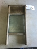 Small Glass Washboard, unmarked