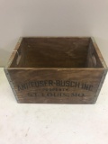 Anheuser Busch Inc Wooden Crate