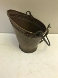 Dovetailed Copper Pot with Forged Handle, approx 11 inches tall overall