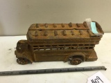 Vintage Cast Iron School Bus
