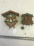 Germn Chalet Clock, and a Moving Bird Clock, both made in Germany