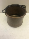 Dovetailed Copper Bucket with handle