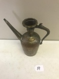 Unusual Brass and Copper Pitcher