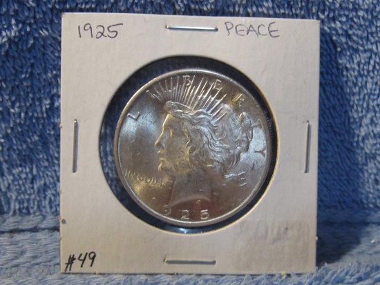 1925 PEACE DOLLAR BU