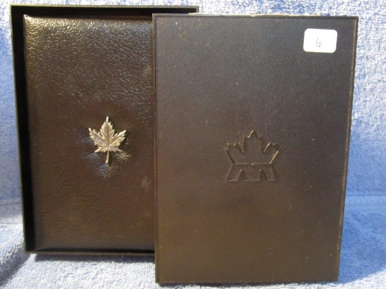 1992 CANADIAN PROOF SET W/SILVER DOLLAR