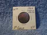 1864 2-CENT COPPER 