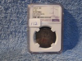 1815/2 BUST HALF VERY RARE NGC 0-101 XF-DETAILS