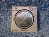 1965 CANADIAN SILVER DOLLAR BU