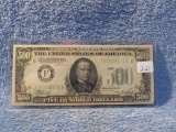 1934A $500. U.S. FEDERAL RESERVE NOTE (SCARCE) VF