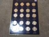 20 PRESIDENTIAL DOLLARS IN HOLDER BU