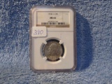 1958D WASHINGTON QUARTER NGC MS66