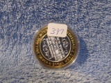 SAM'S TOWN .999 SILVER GAMING TOKEN