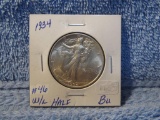 1934 WALKING LIBERTY HALF BU