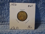 1926 $2.50 INDIAN GOLD NICE BU