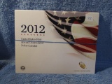 2012 U.S. MINT ANNUAL UNC DOLLAR SET WITH SILVER EAGLE