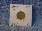 1847C $2.50 LIBERTY AU