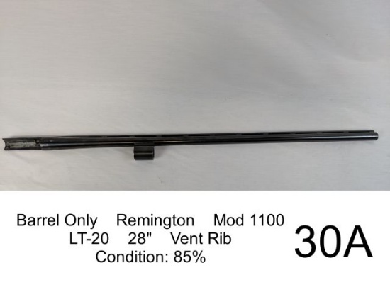Barrel Only    Remington    Mod 1100    LT-20    28"    Vent Rib    Conditi