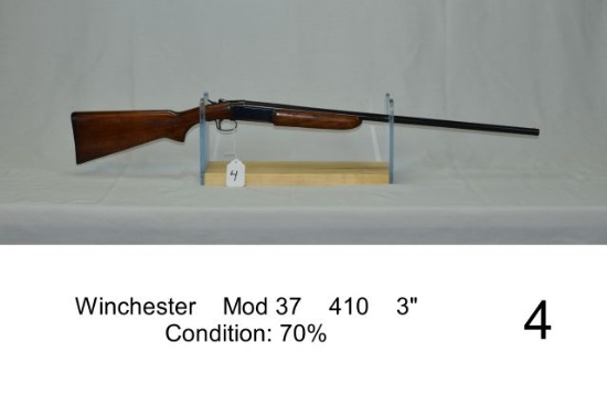 Winchester    Mod 37    410    3"    Condition: 70%