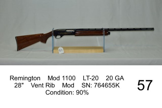 Remington    Mod 1100    LT-20    20 GA    28"    Vent Rib    Mod    SN: 76