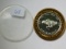 1999 FLAMINGO-HILTON/YEAR OF THE RABBIT .999 SILVER GAMING TOKEN