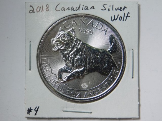 2018 CANADIAN SILVER WOLF BU
