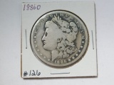 1886O MORGAN DOLLAR VG