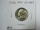 1943P JEFFERSON NICKEL BU