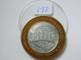 BILL'S CASINO .999 SILVER GAMING TOKEN