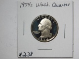 1974S WASHINGTON QUARTER PF