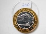 STATELINE .999 SILVER GAMING TOKEN