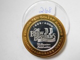 ELDORADO/THE BREW BROTHERS .999 SILVER GAMING TOKEN